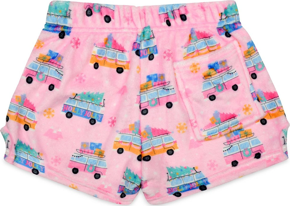 Holly Jolly Plush Shorts (Medium)