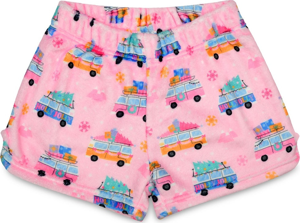 Holly Jolly Plush Shorts (Small)