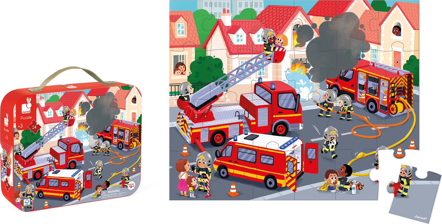 Puzzle - Fireman - 24 Pcs