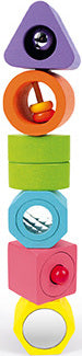I Wood Shapes  Sounds 6-block Puzzle