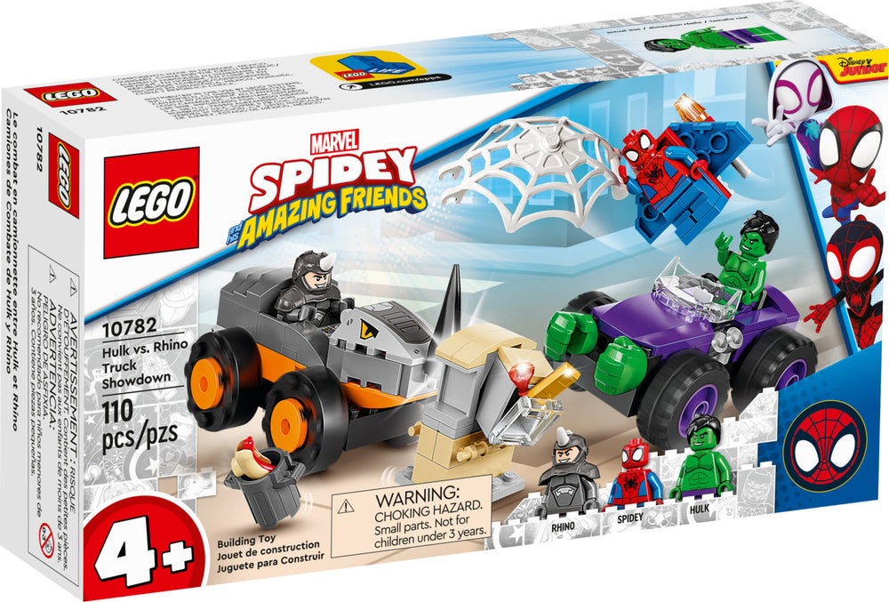 LEGO® Spider-Man: Hulk vs. Rhino Truck Showdown