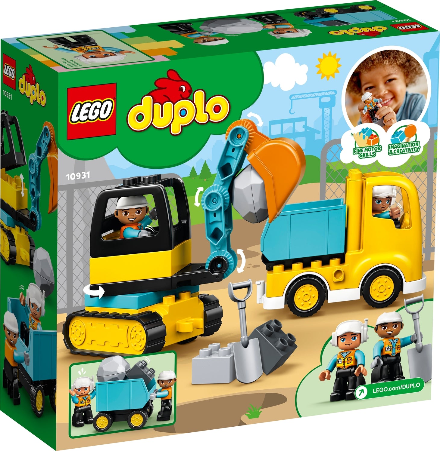 LEGO® DUPLO® Truck & Tracked Excavator