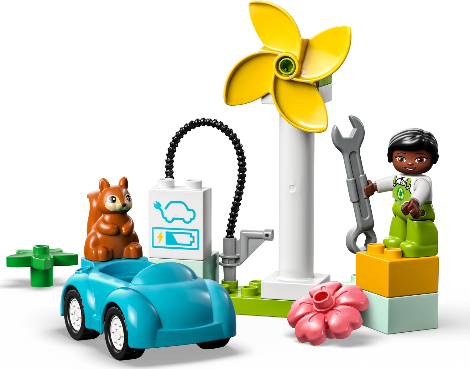 LEGO® DUPLO: Wind Turbine and Electric Car