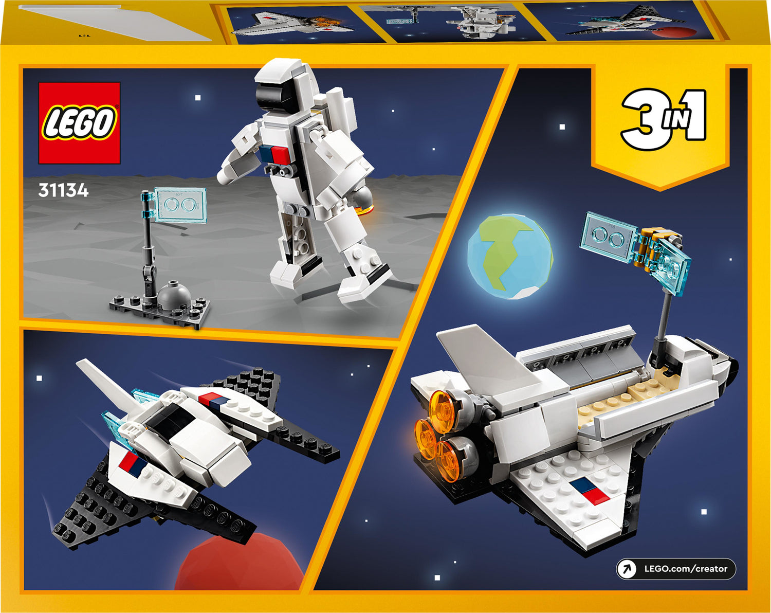 Lego creator space best sale shuttle 3 in 1