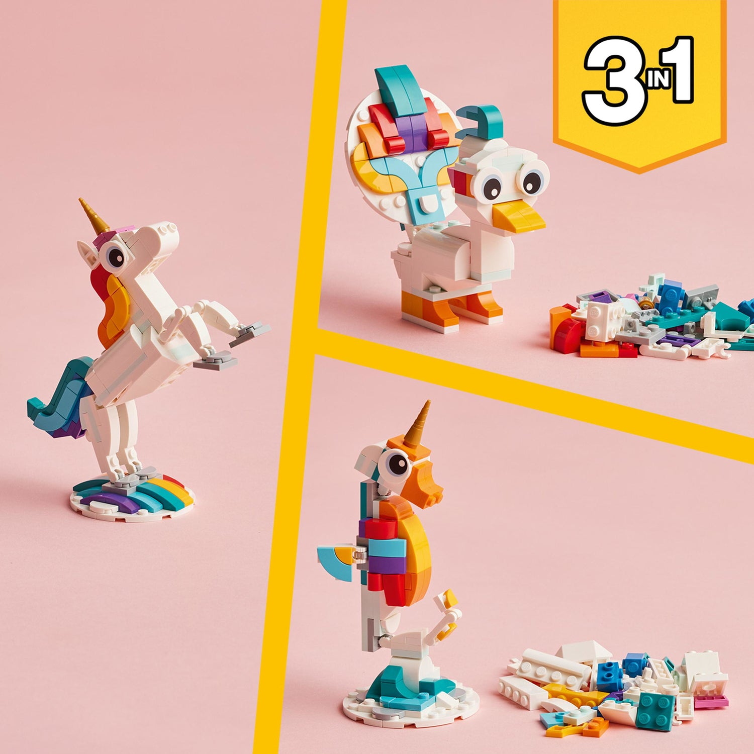 Unicorn discount lego set