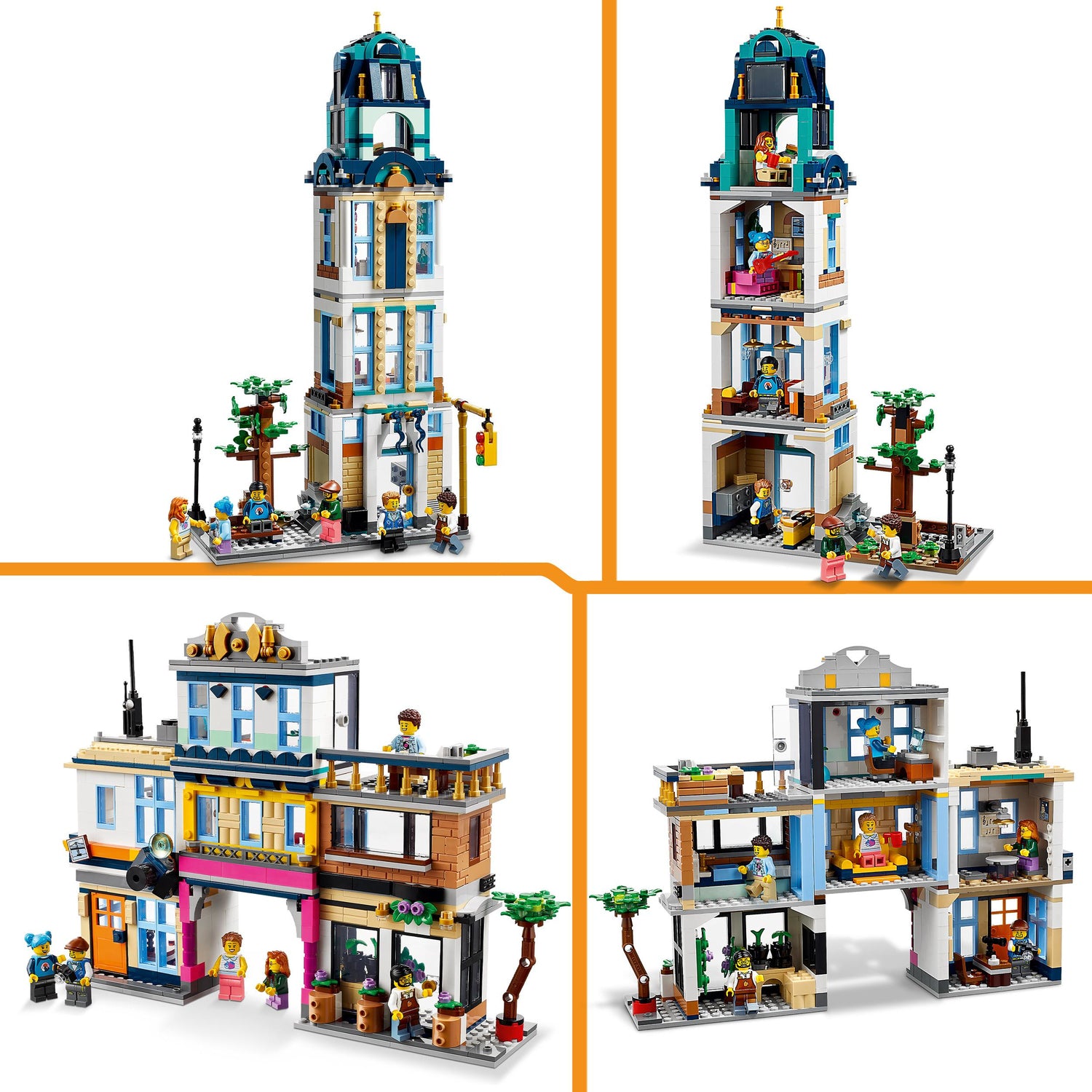 LEGO® Creator 3 in 1 Main Street Building Toy Set