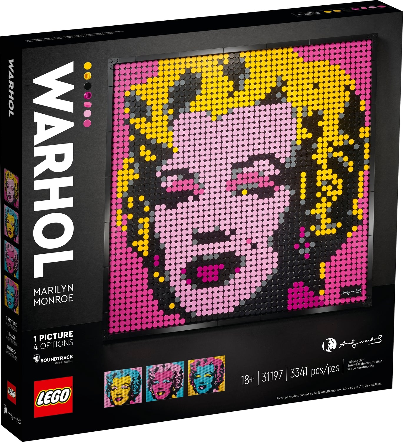 LEGO® Art: Andy Warhol's Marilyn Monroe