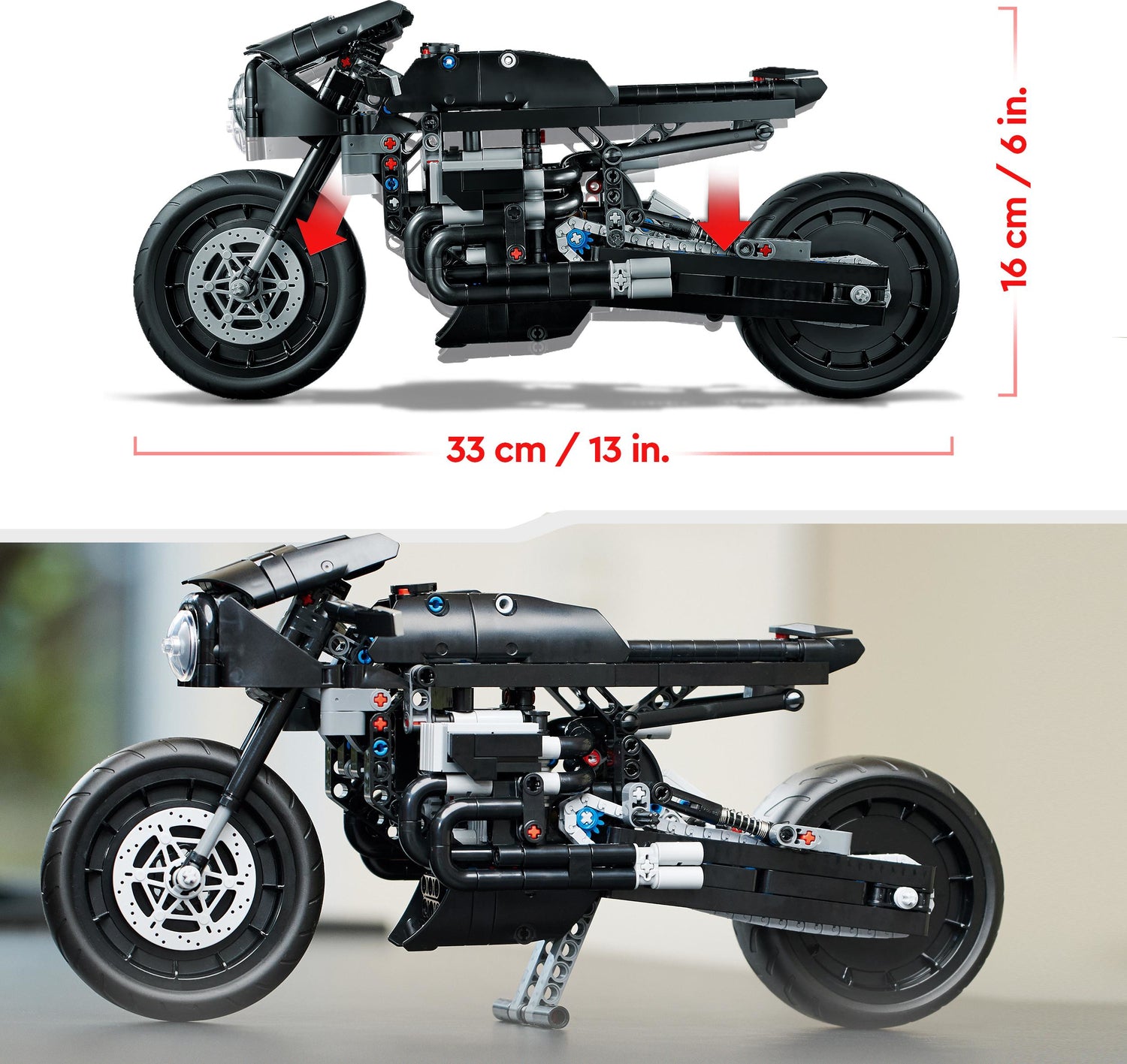 LEGO® Technic THE BATMAN – BATCYCLE Bike Set