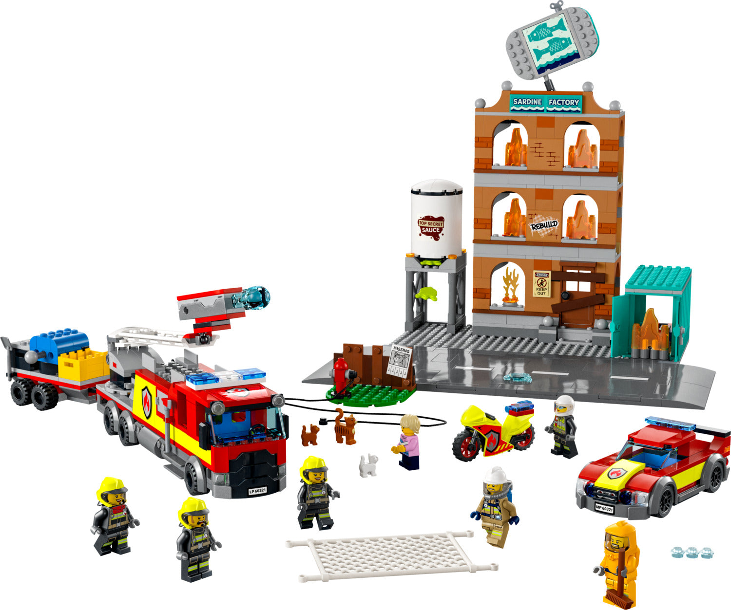 Lego city hot sale fire set