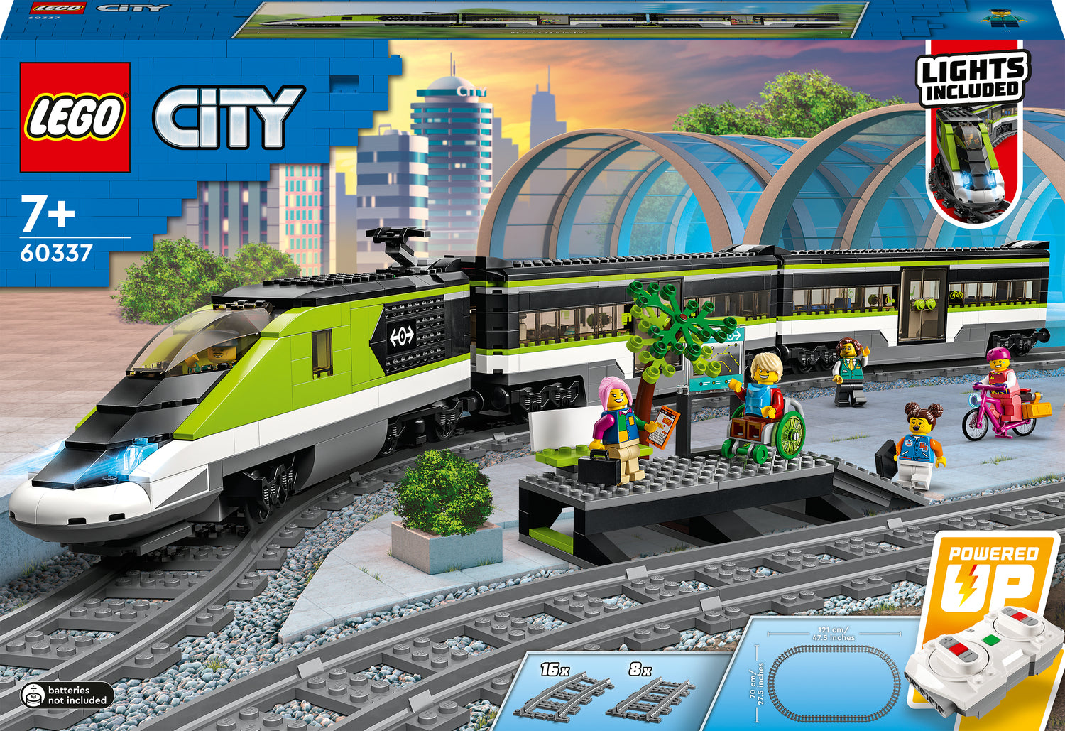 LEGO® City Express Passenger Train RC Set