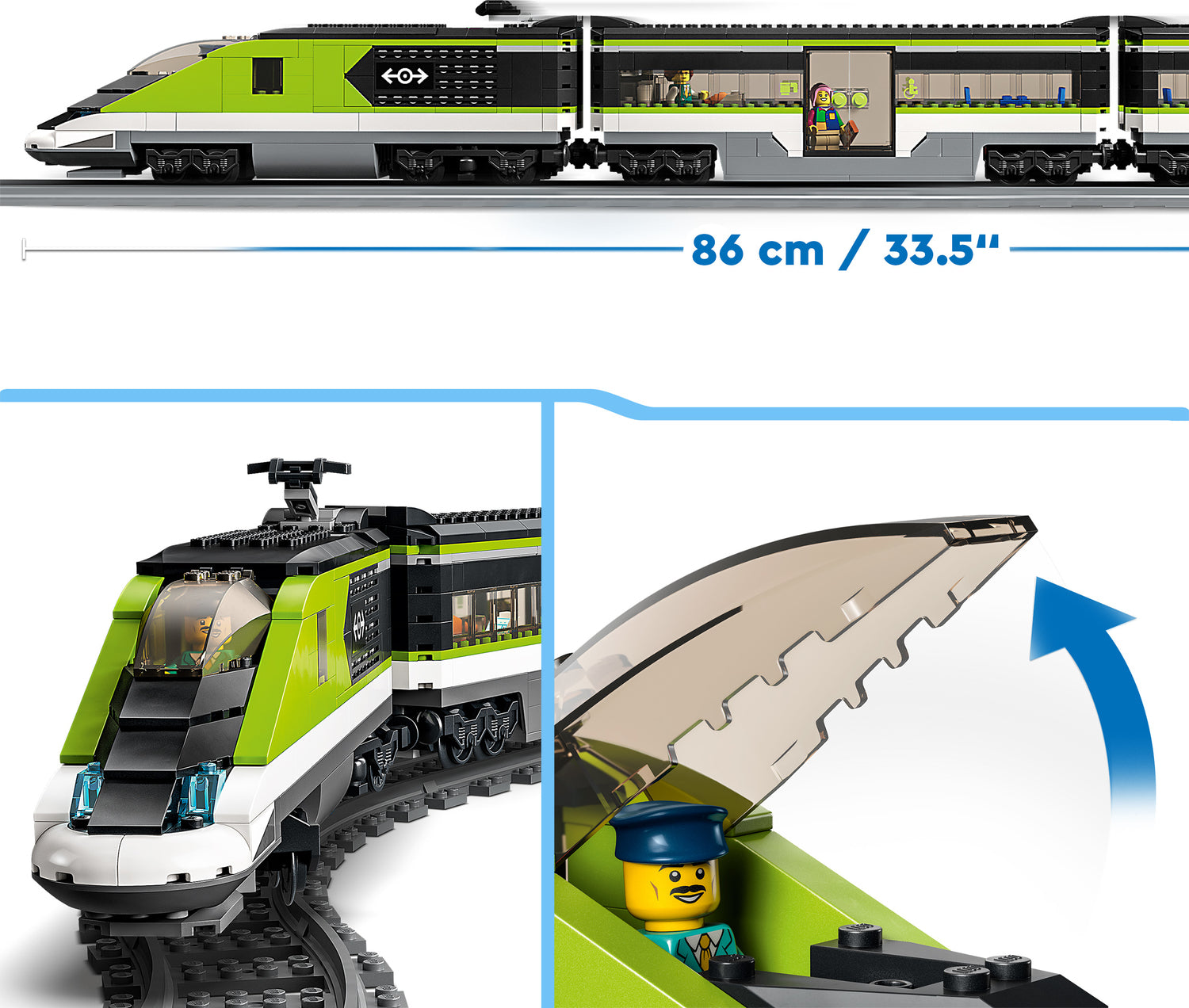 LEGO® City Express Passenger Train RC Set