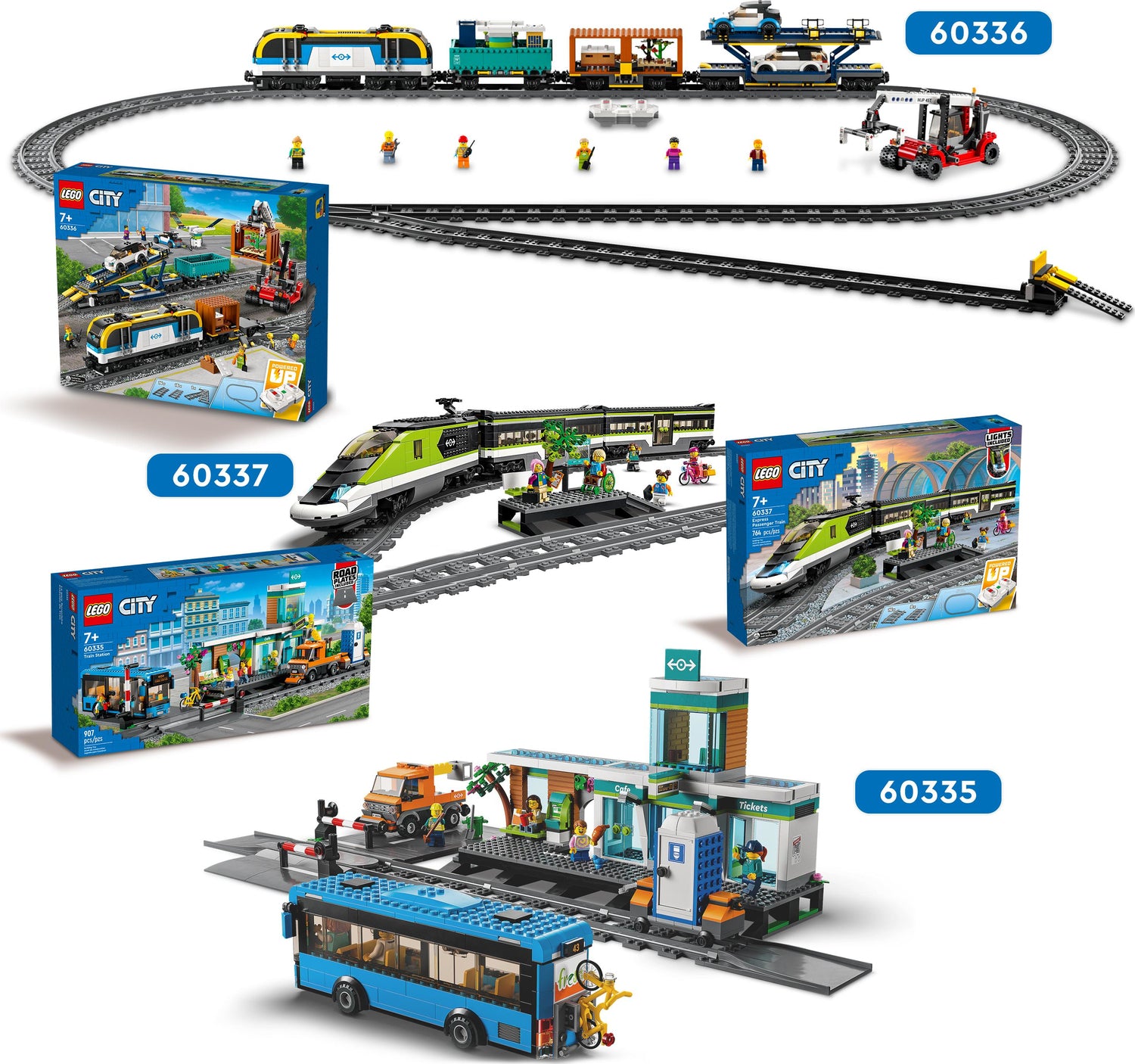 LEGO® City Express Passenger Train RC Set