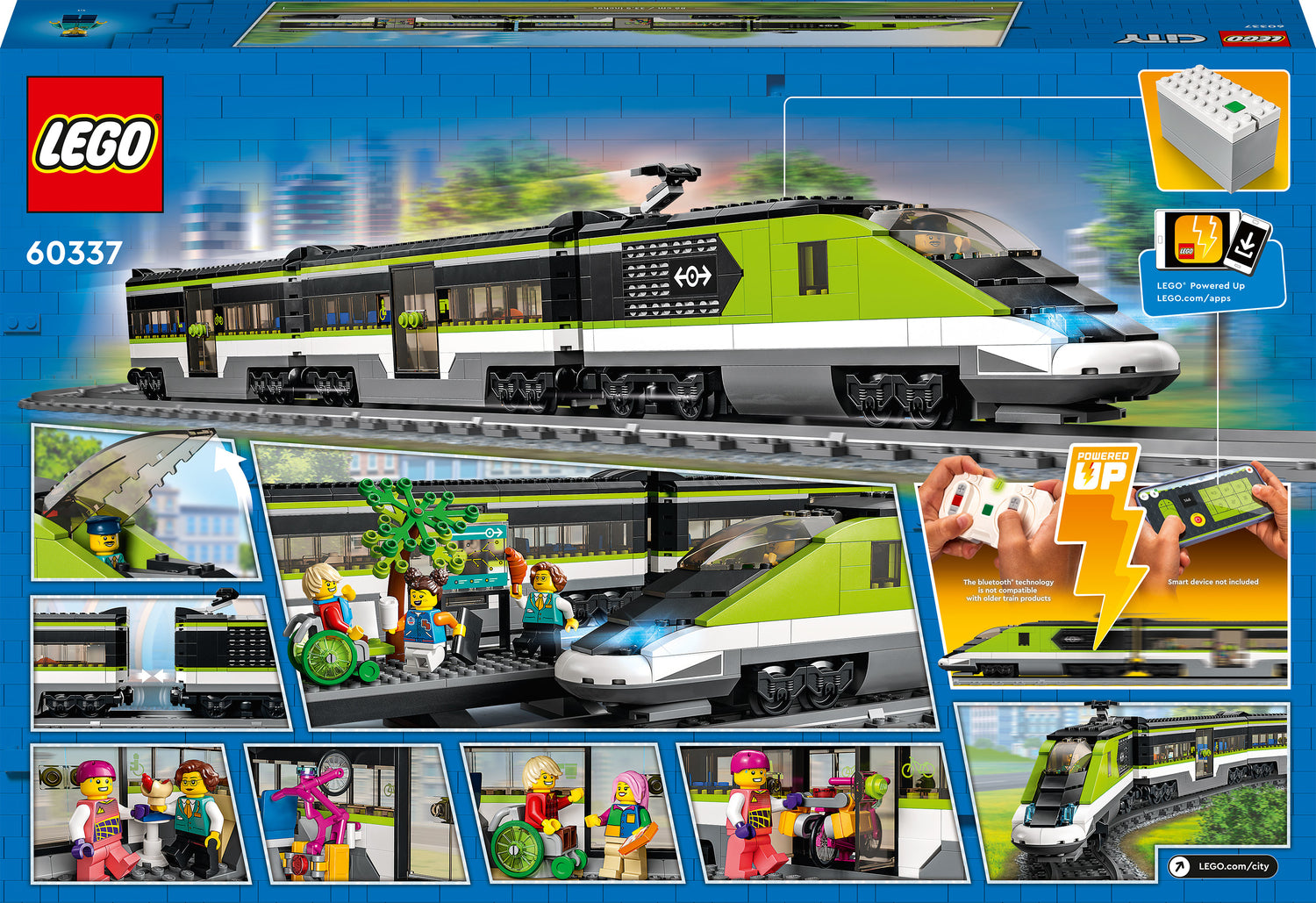 LEGO® City Express Passenger Train RC Set