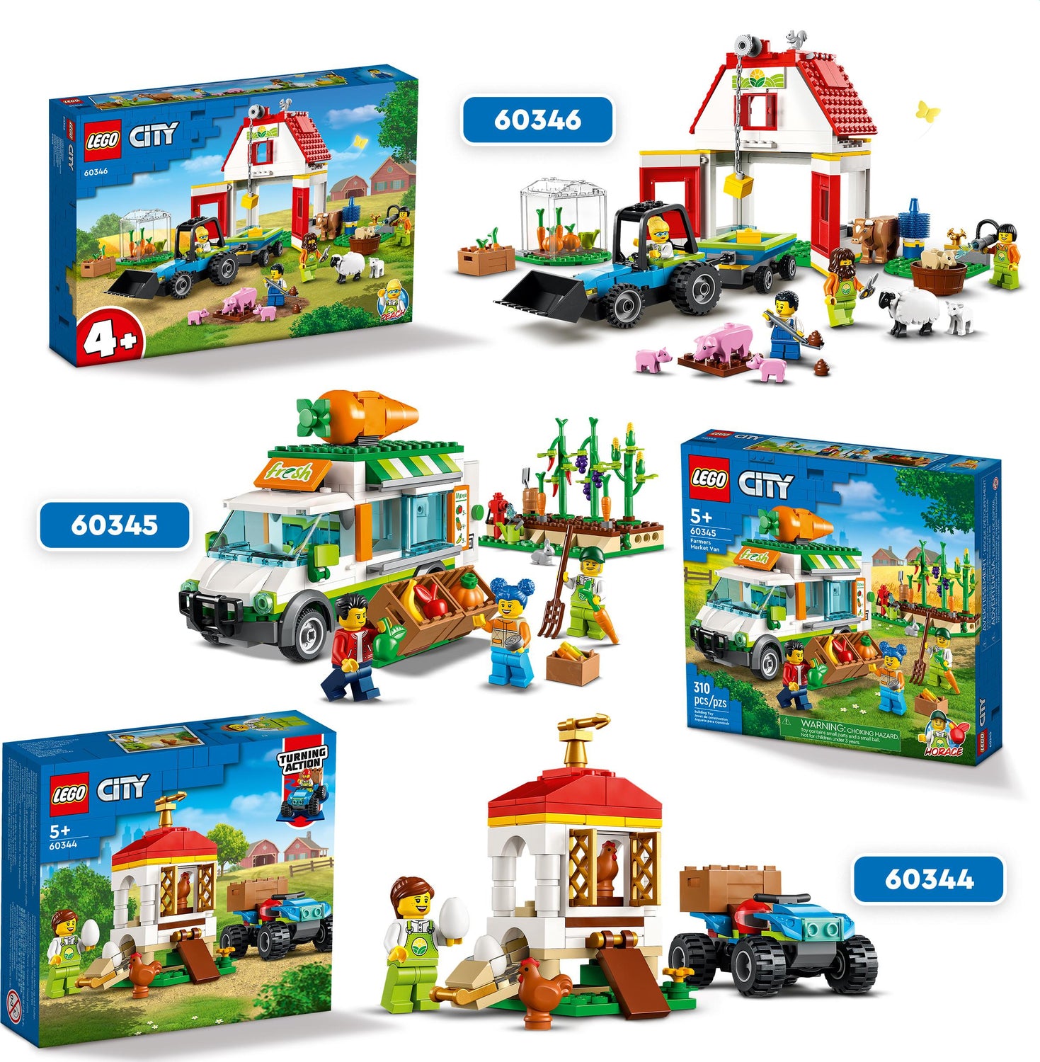 LEGO® City Chicken Henhouse Farm Toy for Kids - Main Image