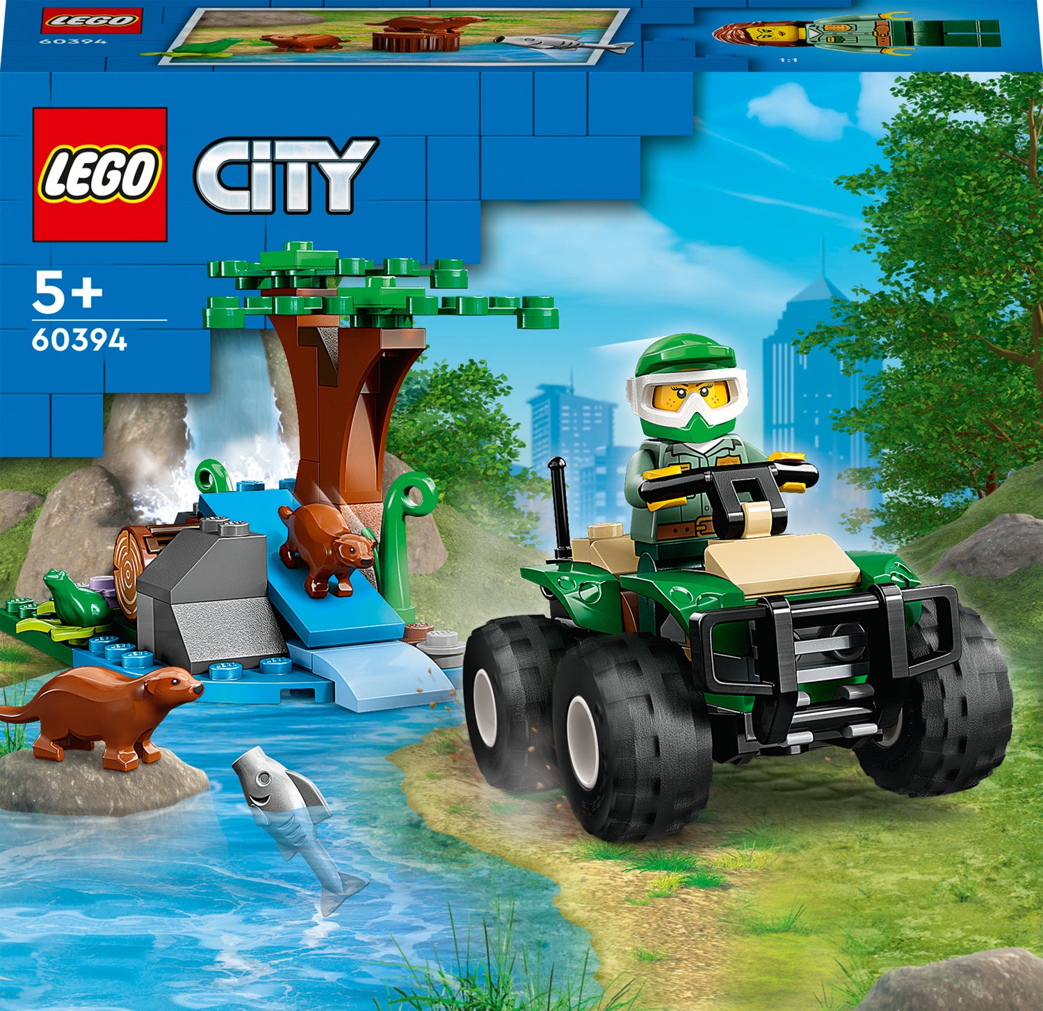 LEGO® City Great Vehicles: ATV and Otter Habitat