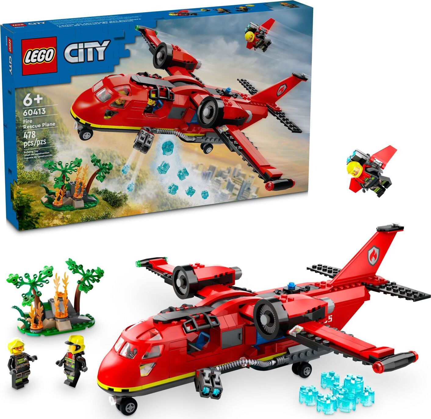 LEGO City Fire: Fire Rescue Plane