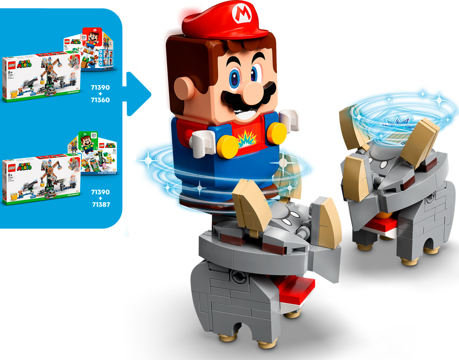 LEGO® Super Mario: Reznor Knockdown Expansion Set