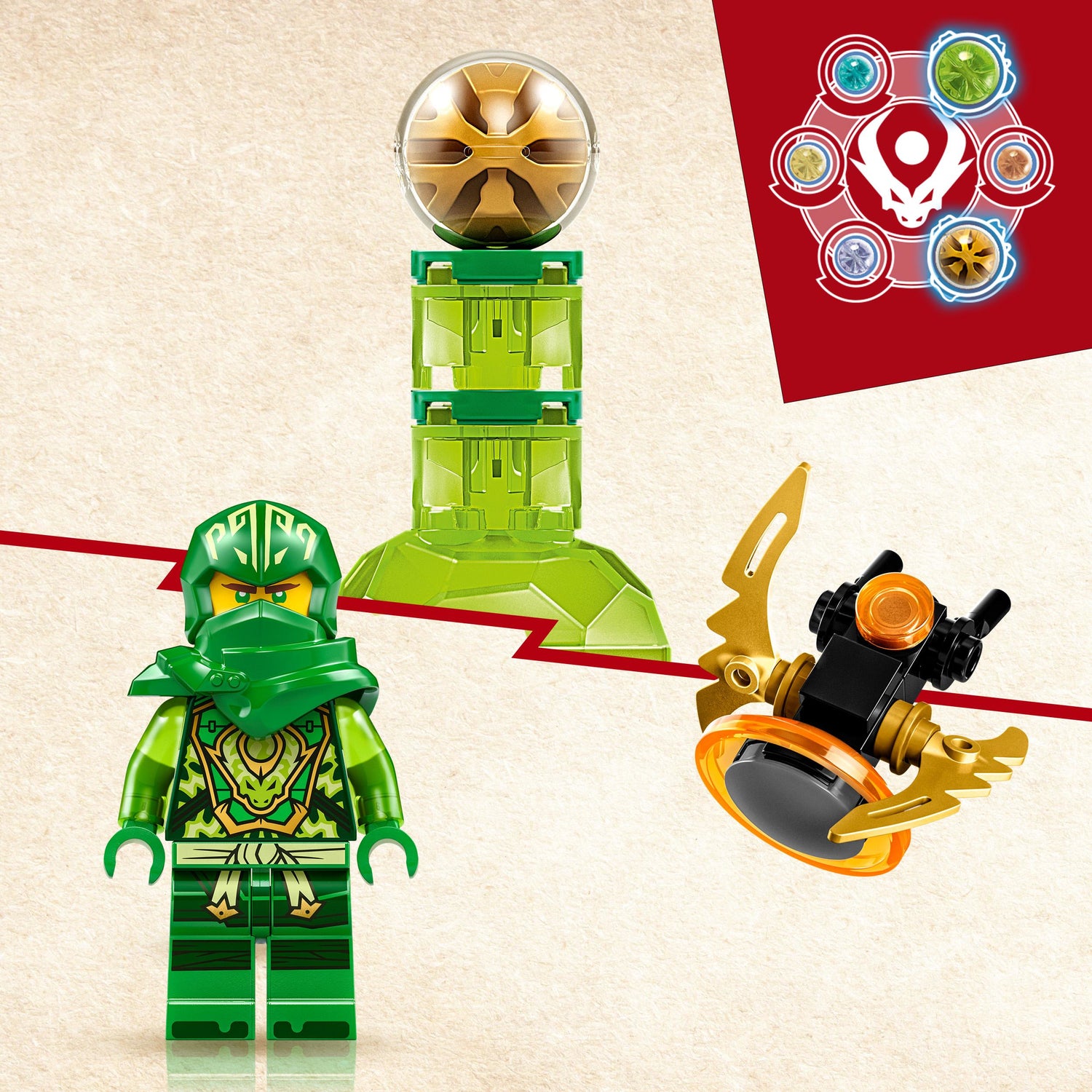 LEGO® NINJAGO Lloyd's Dragon Power Spinjitzu Spin – The Toy Maven