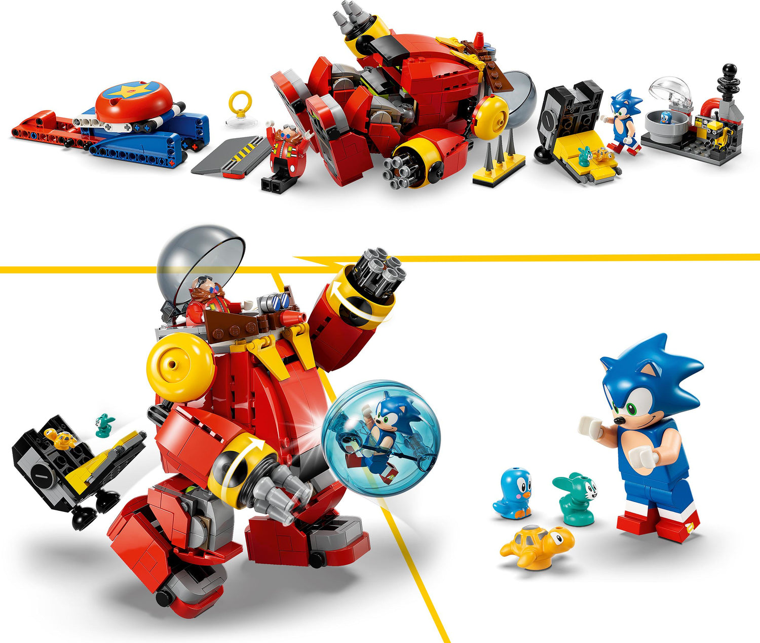 LEGO® Sonic the Hedgehog Sonic vs. Dr. Eggman's Death Egg Robot The