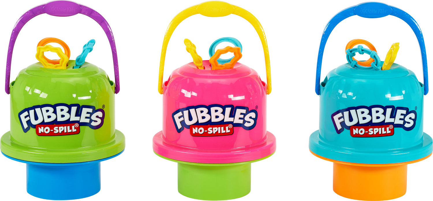Fubbles No-spill Big Bubble Bucket with 8oz Bubble Solution (assorted)