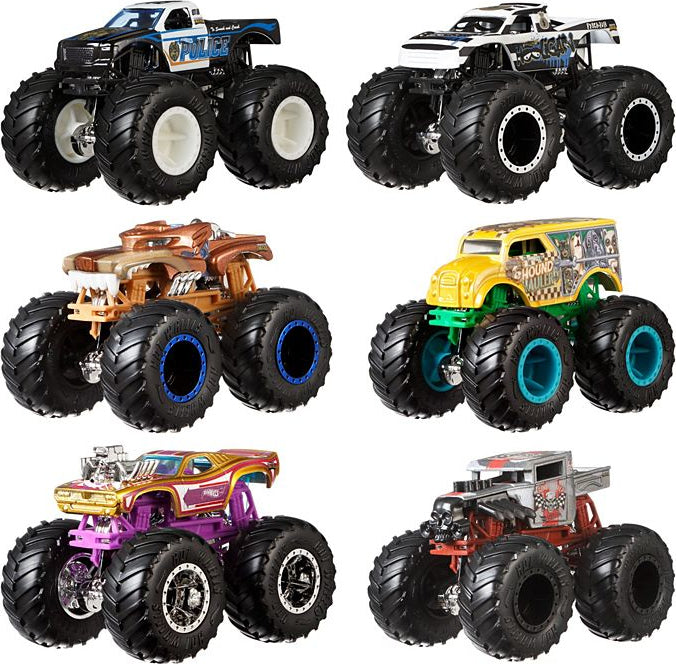 Hot Wheels toy vehicle - Monster Trucks 1:64 Demo Doubles 2-Pk Ast 2022 Mix 2 - 21A