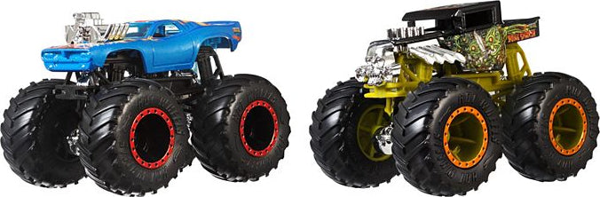 Hot Wheels toy vehicle - Monster Trucks 1:64 Demo Doubles 2-Pk Ast 2022 Mix 2 - 21A