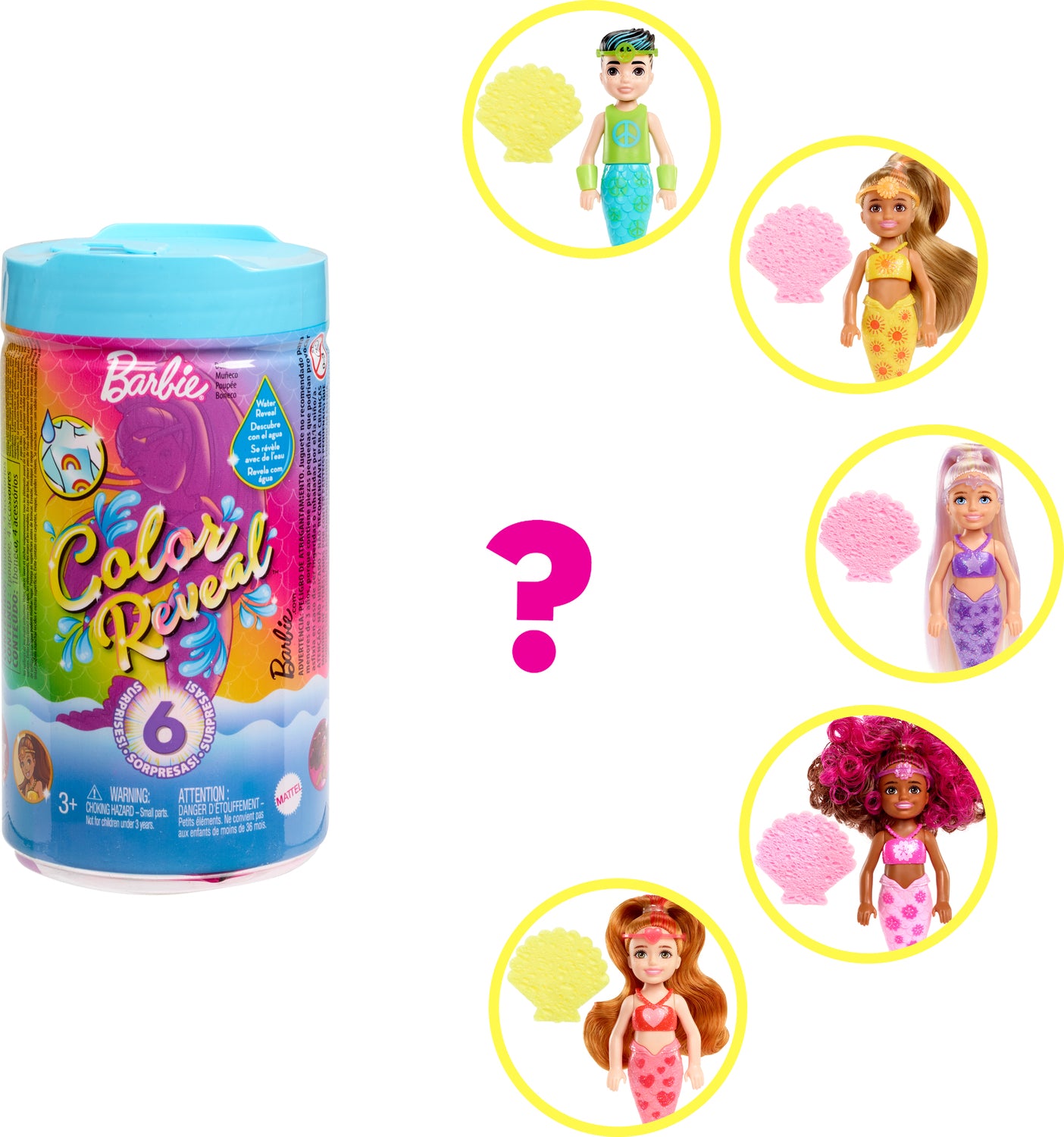 Barbie color deals reveal 6