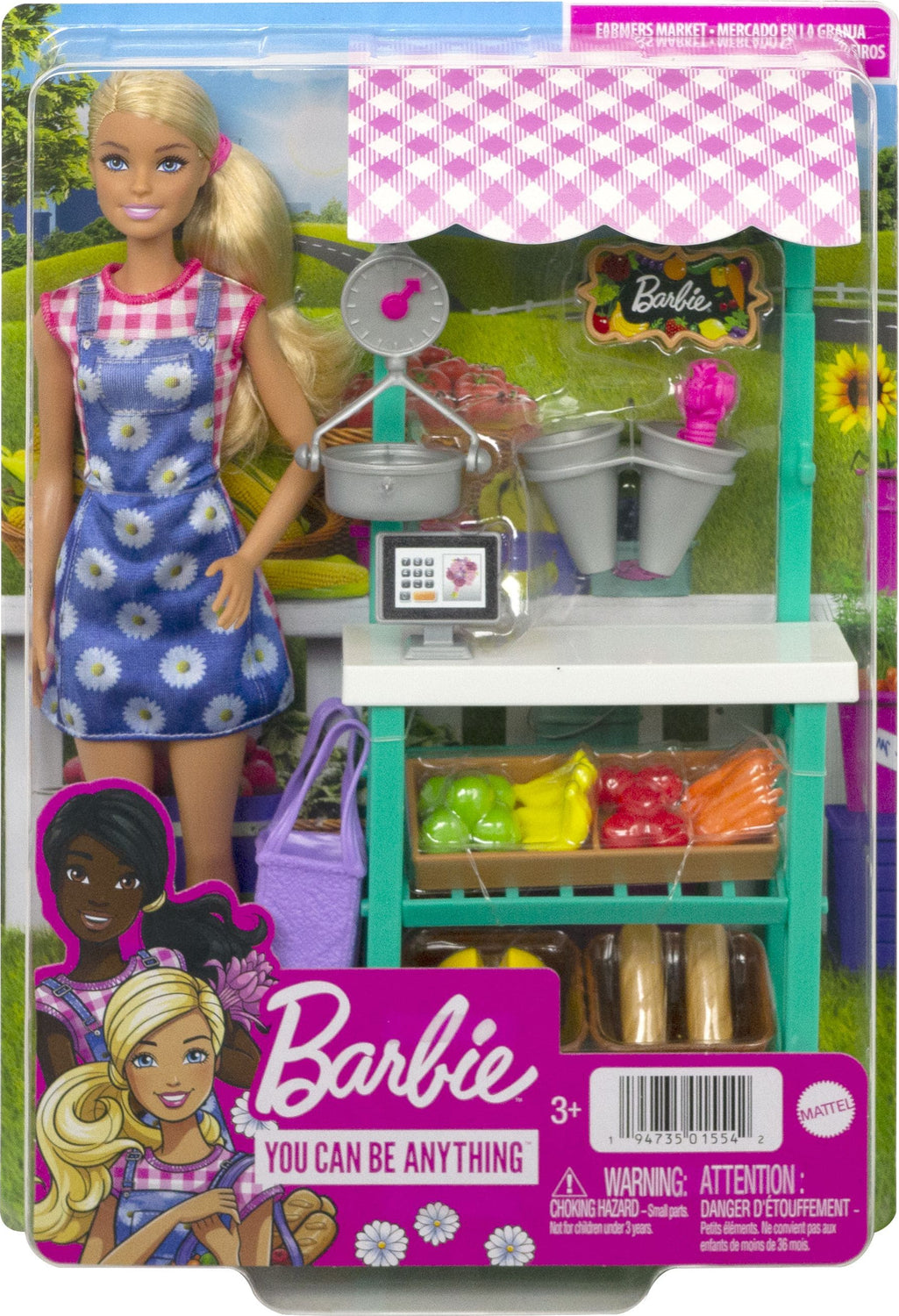 Barbie Farmers Market Playset – Caucasian Doll
