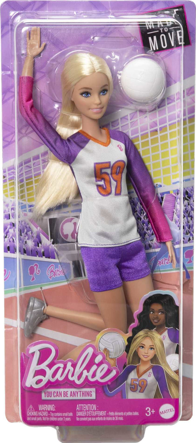 Barbie Made to Move Volleyball Player Doll