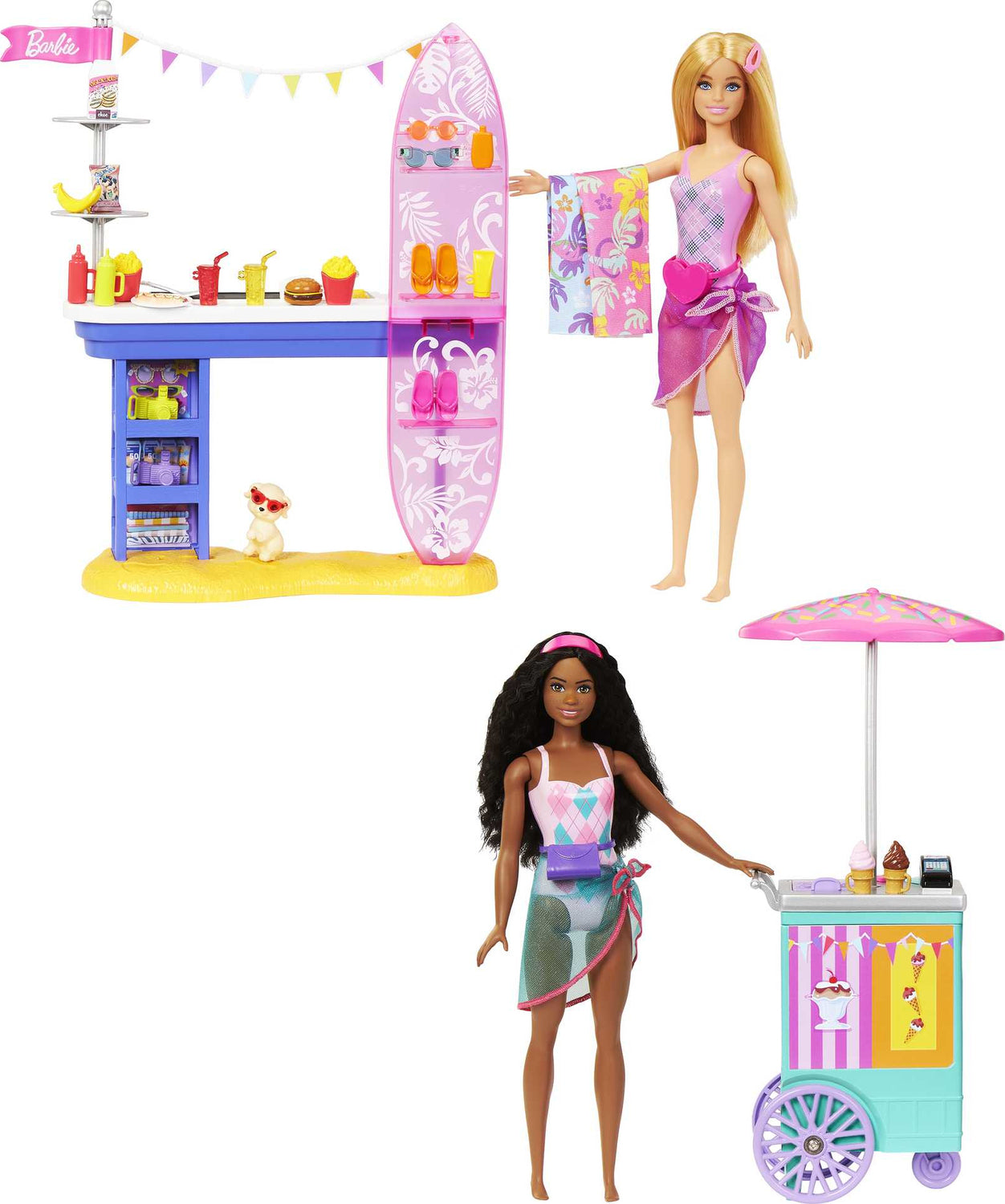 Barbie doll beach accessories sale