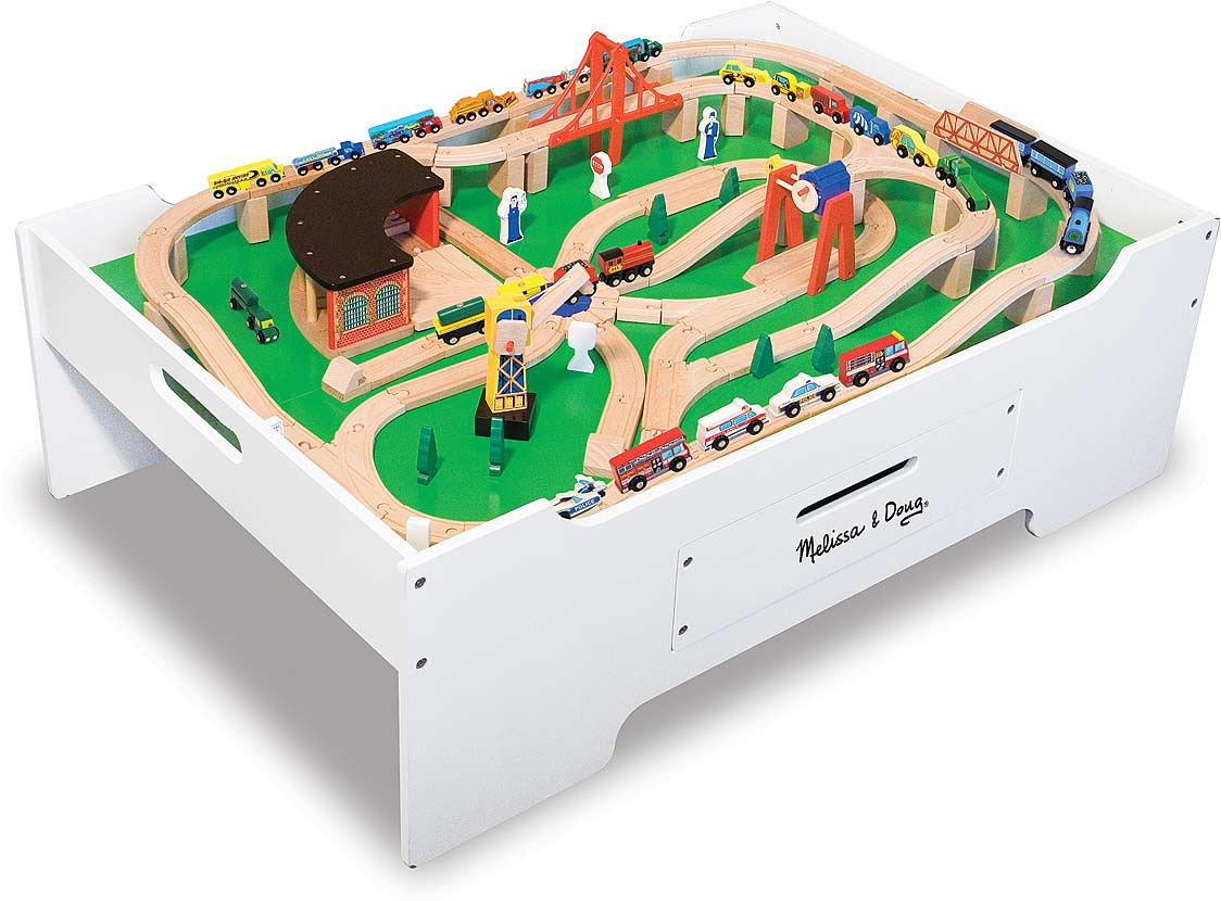 26-Trần Vũ Thanh Tâm  マイケルコース 2点セット Multi-Activity Train Table – The Toy Maven
