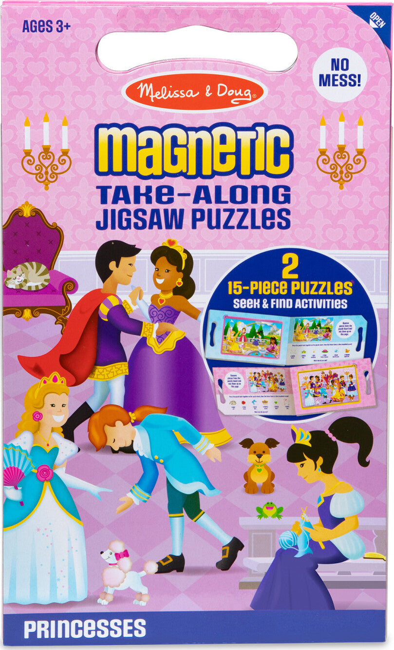 Take Along Magnetic Jigsaw Puzzles - Princesses