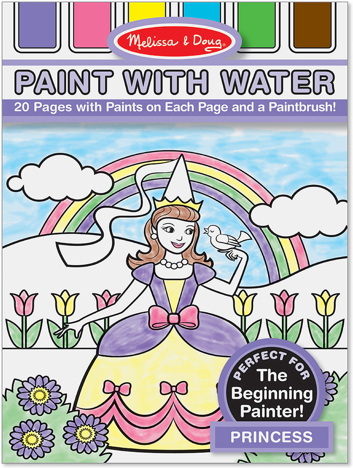 Princess Paint with Water Kids' Art Pad