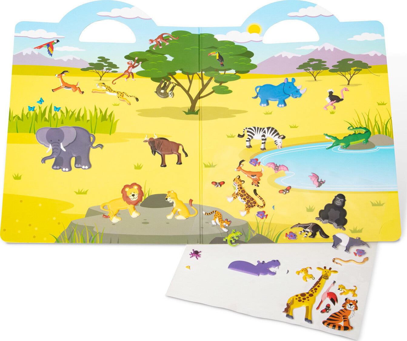 Puffy Sticker Play Set - Safari