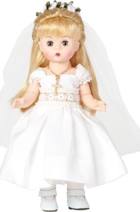 First Communion Day - Light Skin Tone/Blue Eyes/Blonde Hair (8" doll)