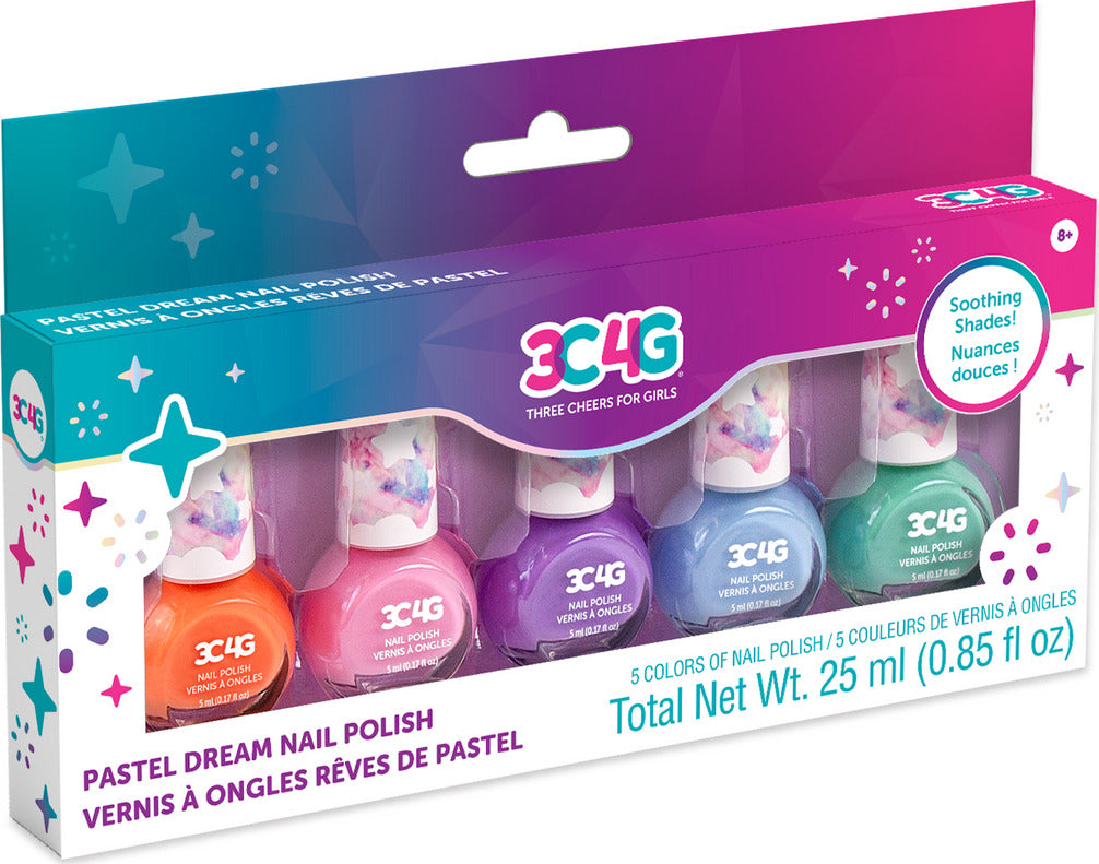 Pastel Dreams Nail Polish 5-Pack