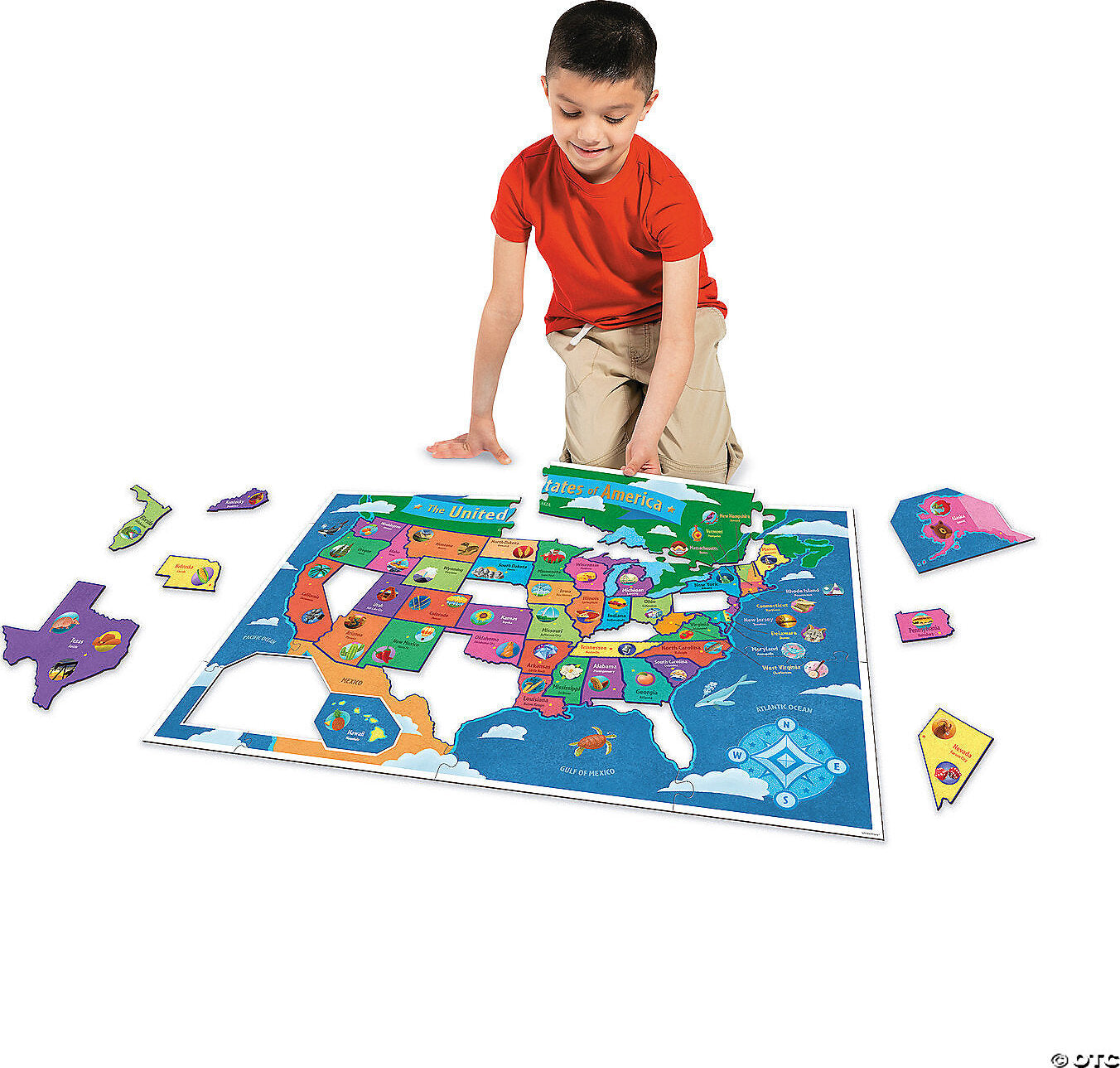 USA Floor Puzzle