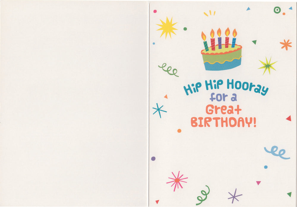Age 5 Foil Birthday Card