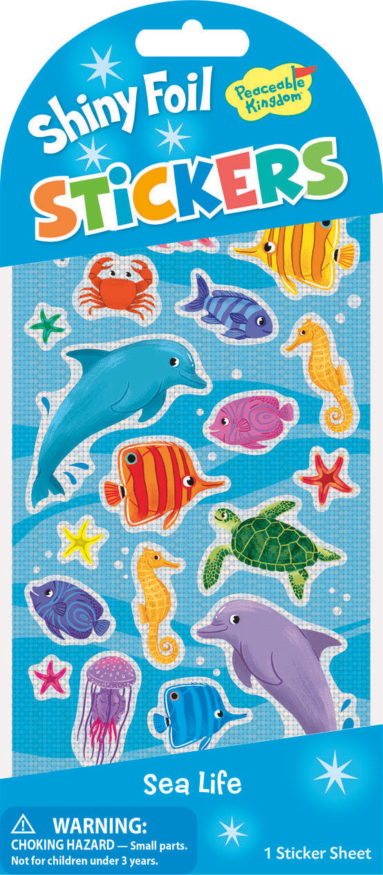 Peaceable Kingdom Sea Life Stickers