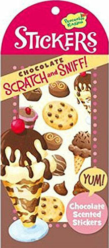 Scratch and Sniff Chocolate Scented Sticker Pack