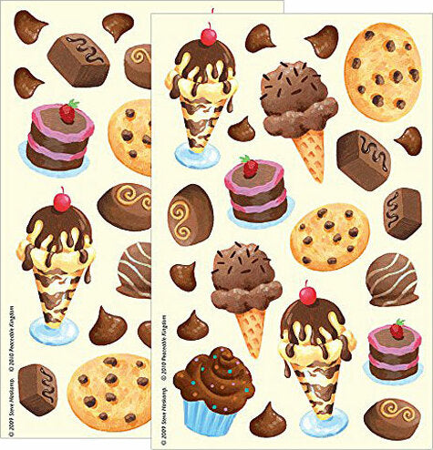 Scratch and Sniff Chocolate Scented Sticker Pack