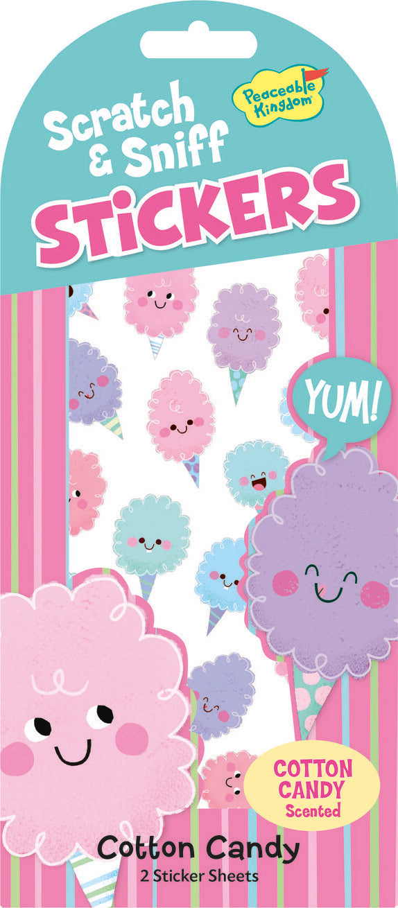 Scratch & Sniff Cotton Candy Stickers