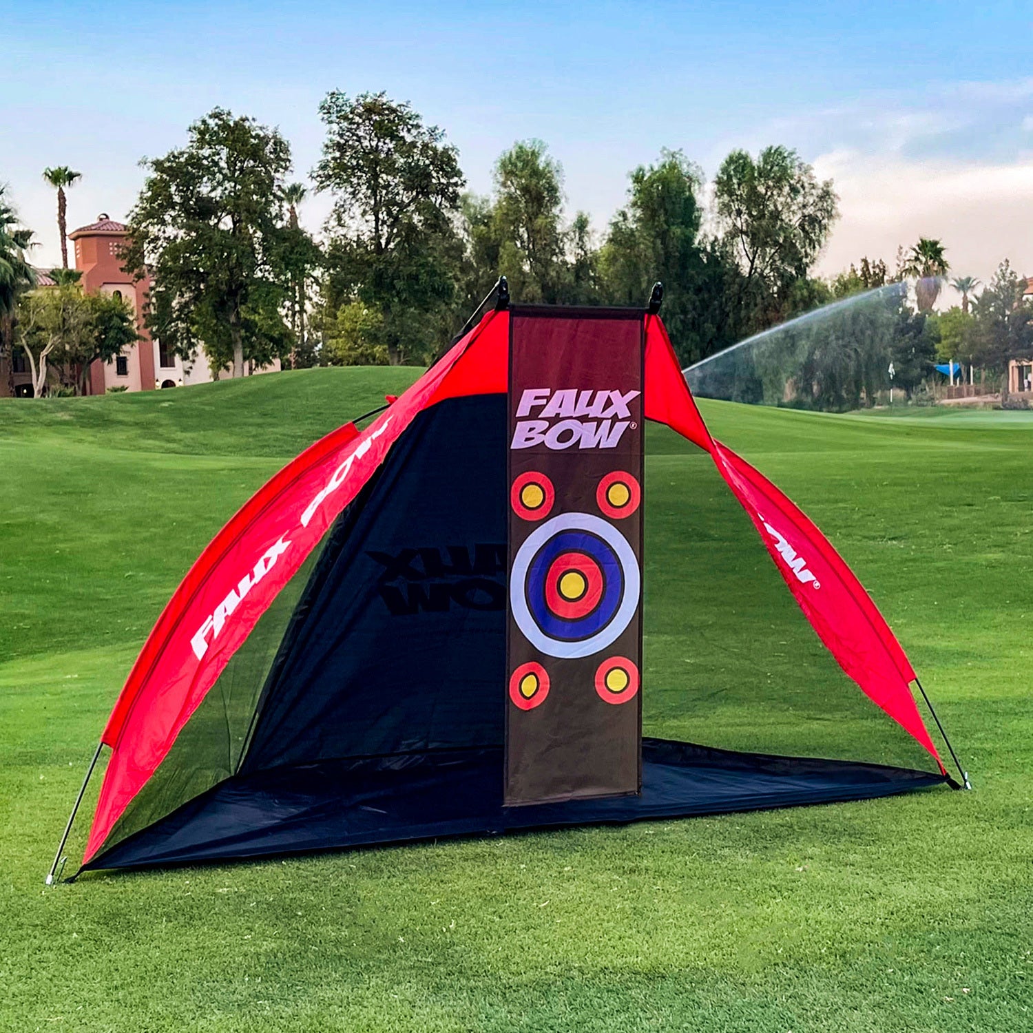 Faux Bow Target Tent