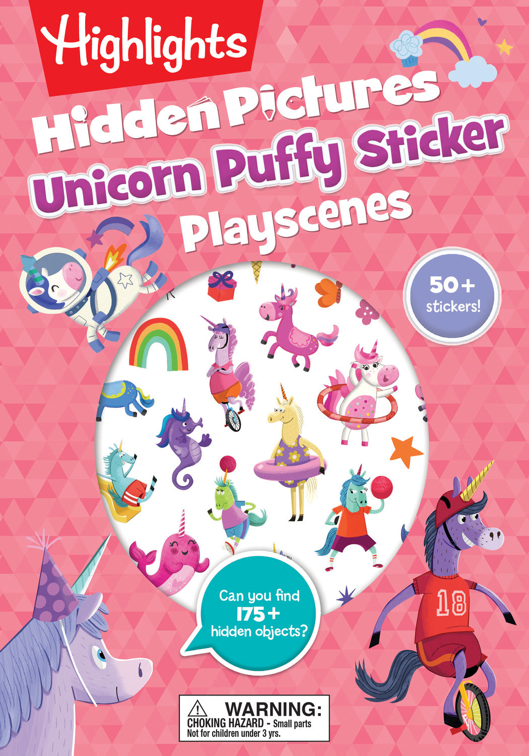 Unicorn Hidden Pictures Puffy Sticker Playscenes: 50+ Stickers!  Can You Find 175+ Hidden Objects?