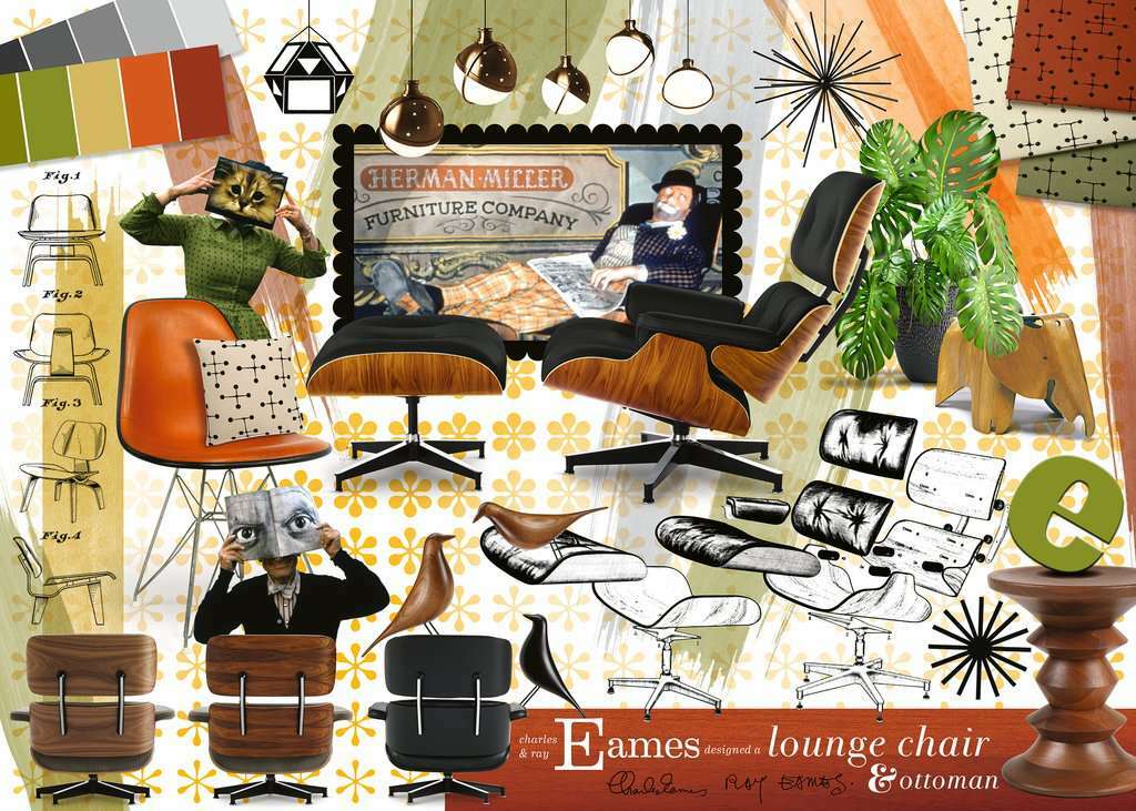 Eames Design Classics (1000 pc Puzzle)