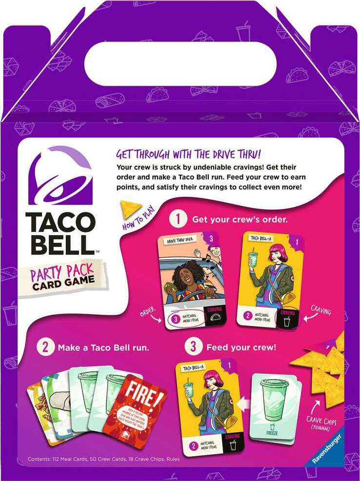 Taco Bell Party Pack Card Game