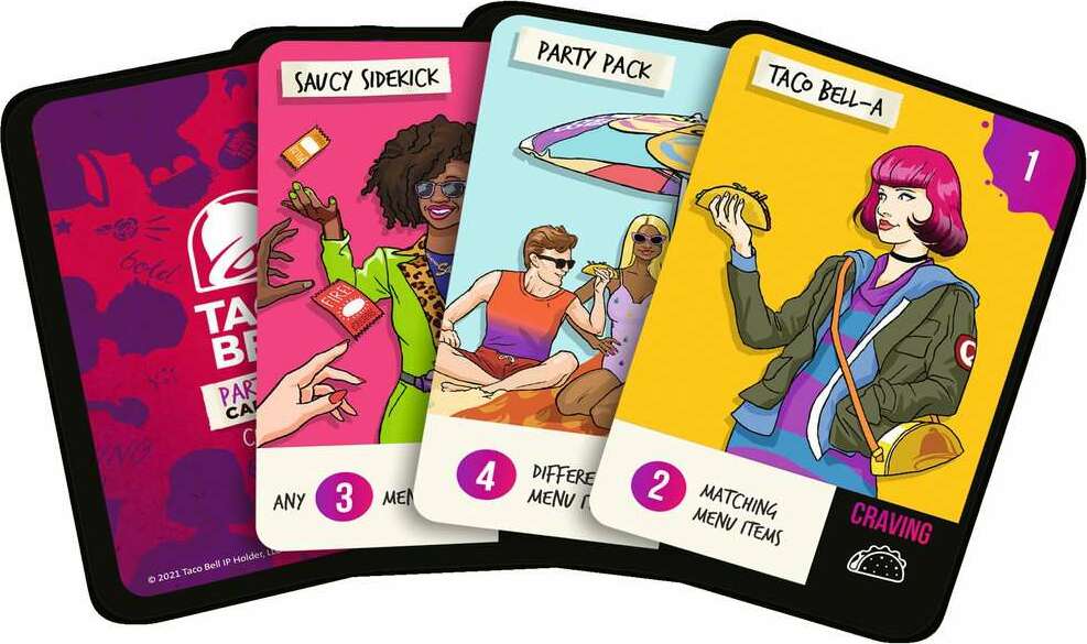 Taco Bell Party Pack Card Game