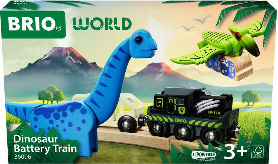 BRIO World – 36096 Dinosaur Battery Train