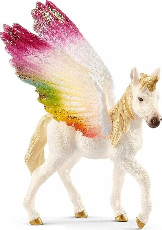 Winged Rainbow Unicorn Foal