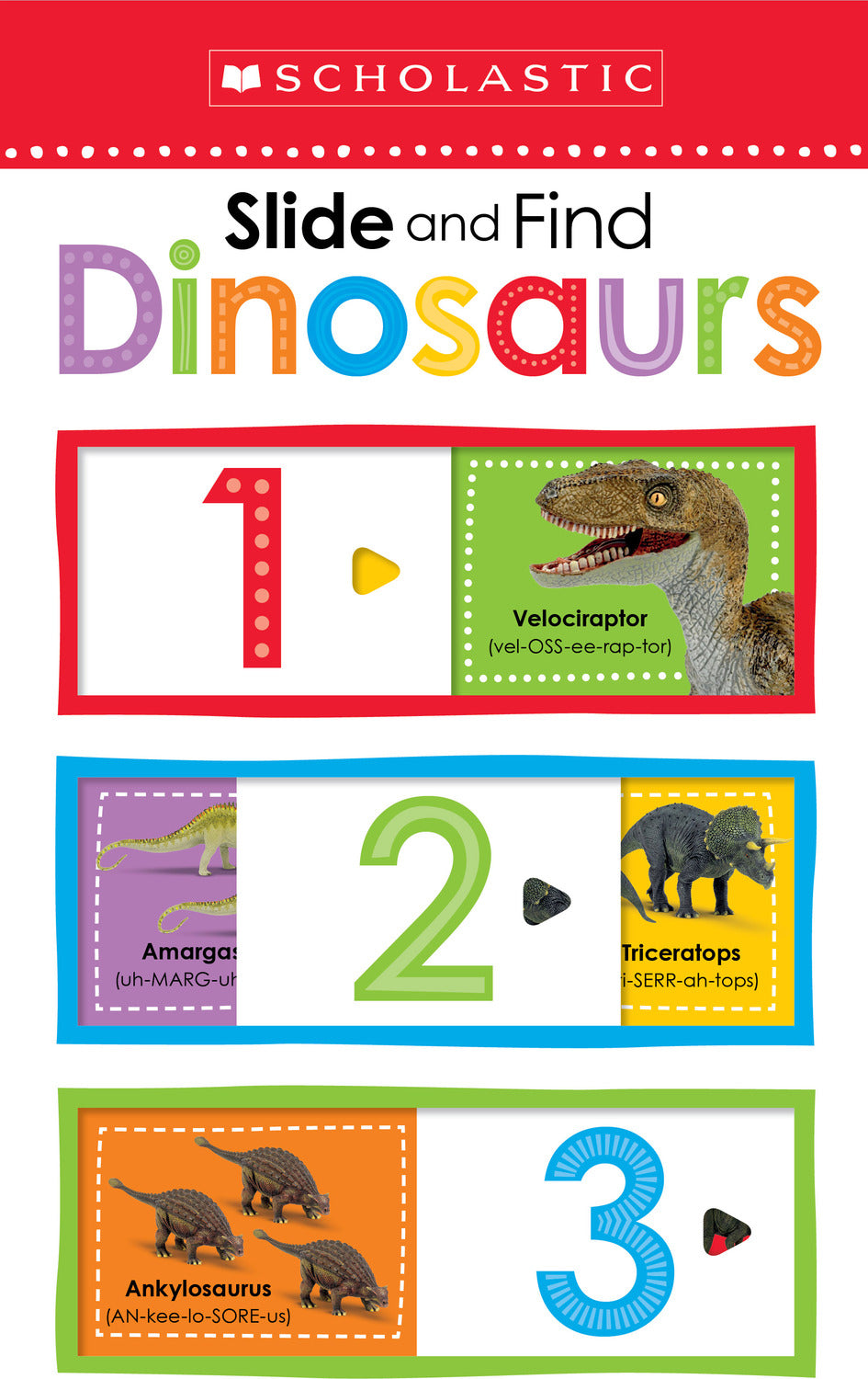 Dinosaurs 123: Scholastic Early Learners (Slide and Find)